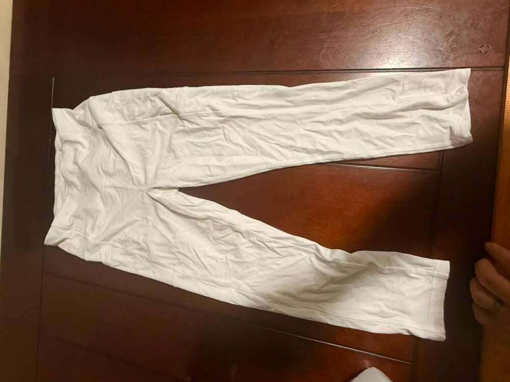 RBX Active White Athleisure Capri Leggings with Pockets Size S